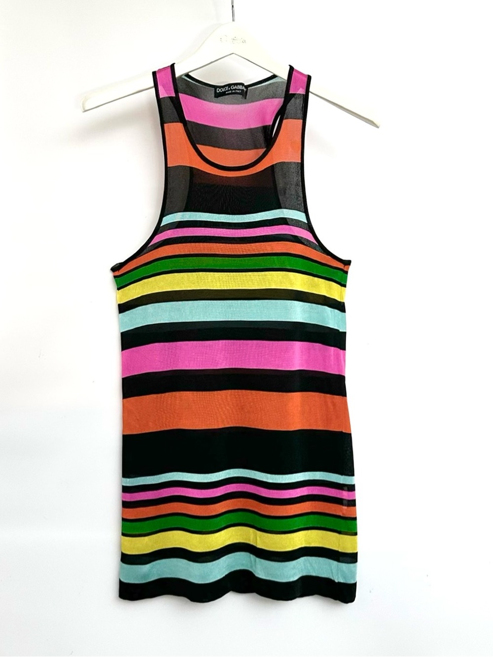 D&G tunic Multicolour Striped 🌈Racerback